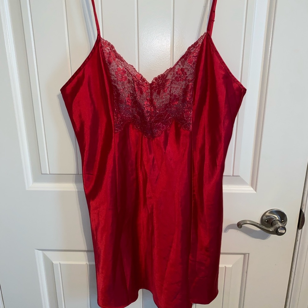 VTG Victoria's Secret Heart Label Slip Dress